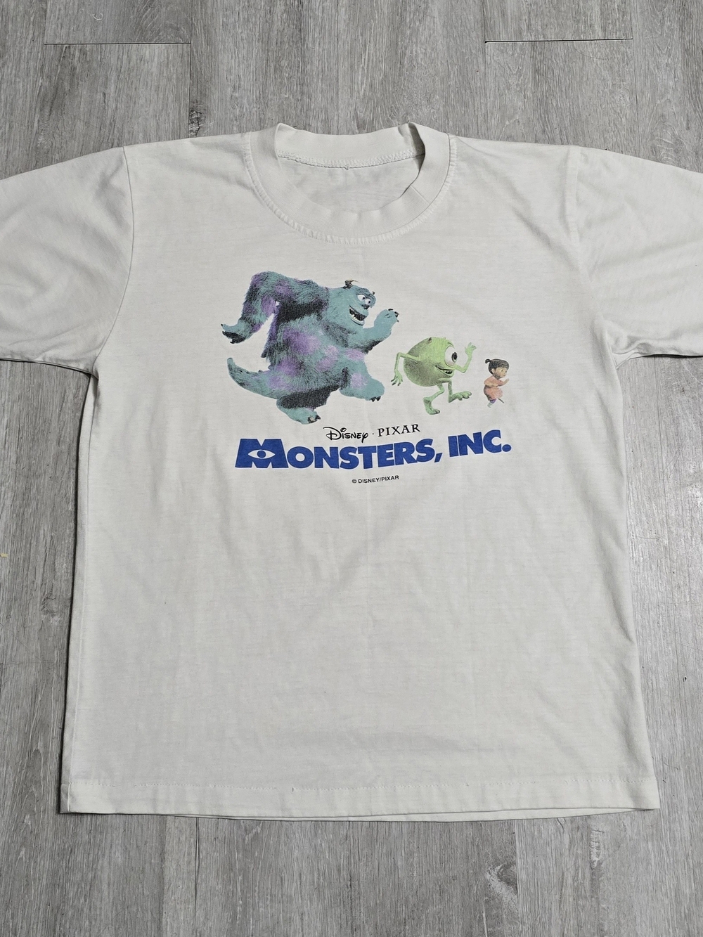 Vintage Y2K Disney Pixar Monsters Inc. McDonald's Movie Promo Tee Rare Print